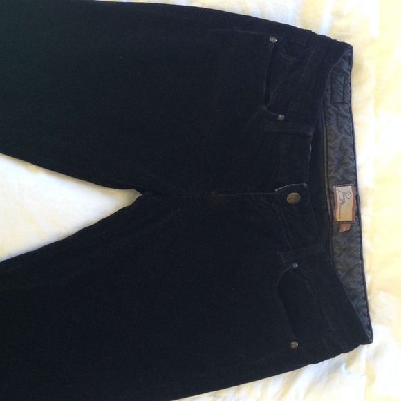 Paige Laurel Canyon low-rise boot cut velour jeans