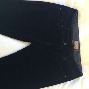Paige Laurel Canyon low-rise boot cut velour jeans