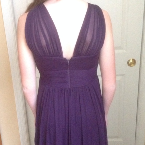 Prom Dress- Plum, NEW. REDUCED - Picture 4 of 4