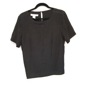 Black 100% silk shell from Nordstrom's