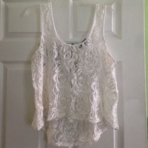 Lace Tank Top/ Bikini Cover Up
