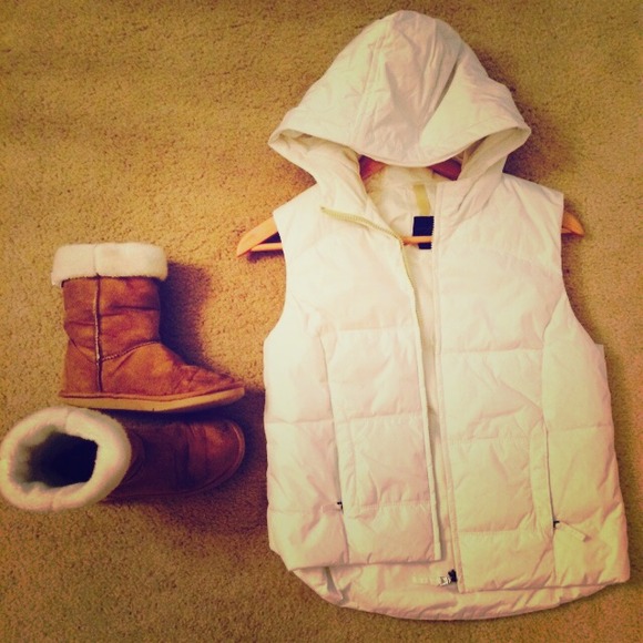White EXPRESS bubble vest