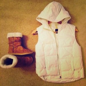 White EXPRESS bubble vest
