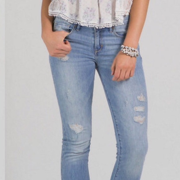 Abercrombie Destroyed Bootcut Jeans!