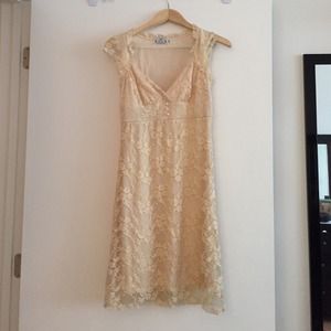 Trixxi Ivory Lace dress