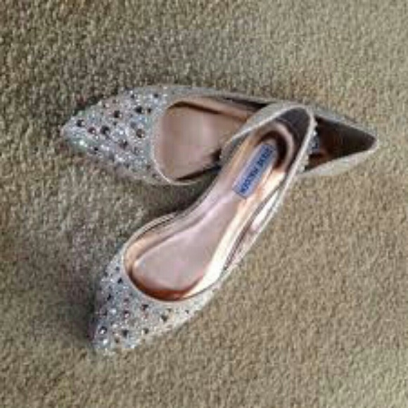 Steve madden rose gold flats