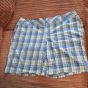 Plaid shorts