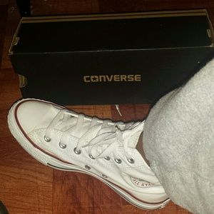 White High Top Converse