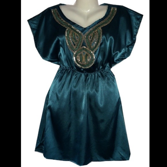 Satin tunic by Trixxi size 7 NWT - Picture 3 of 3