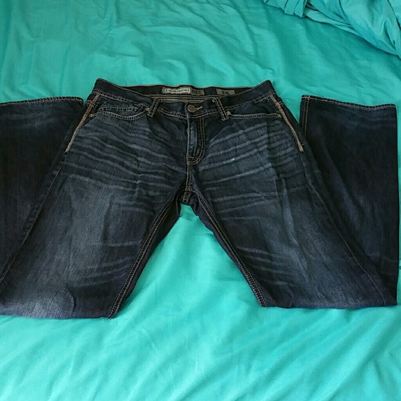 Mens- bke carter straight, boot cut jeans  32L