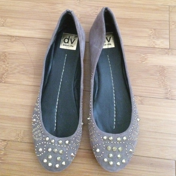 Dolce vita studded flats