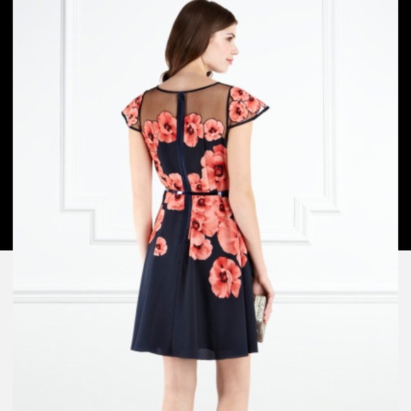 ๐HP๐๐๐Coast Zurie Coral Floral Dress. - Picture 2 of 4