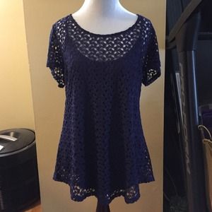 Banana Republic Lace top with camisole underneath