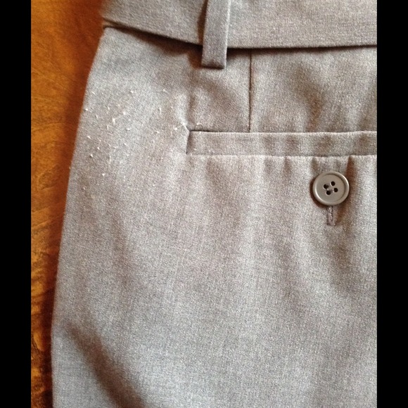 ❌SOLD❌Gray Wide Leg Slacks with Belt - Picture 3 of 4