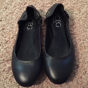 Black BCBG flats