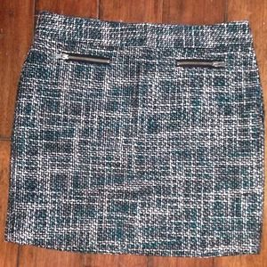 Ann Taylor Loft Tweed Pencil Skirt