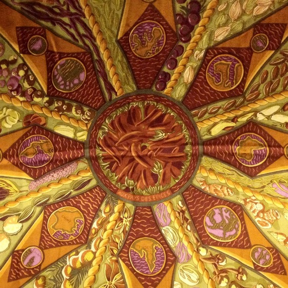 HERMÉS, GM 56" Cashmere Shawl, Aux Pays Des Epices