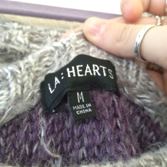 purple ombre sweater - Picture 2 of 4