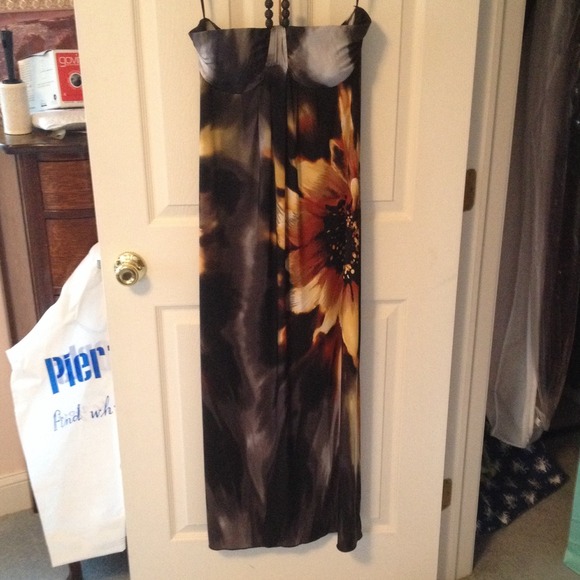 Carole Little Maxi Sunflower Dress