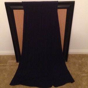 Navy blue maxi skirt
