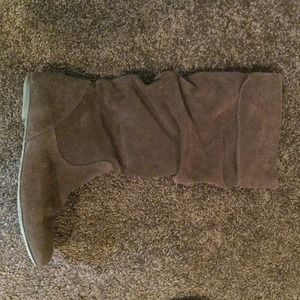 Chocolate Brown Slouchy Boots