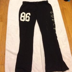 VS PINK black sweatpants XS