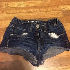 High waisted shorts