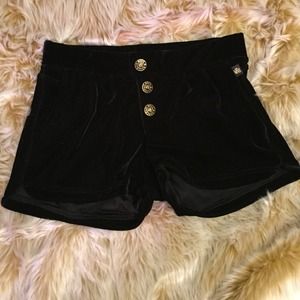 Velvet High Waisted Shorts