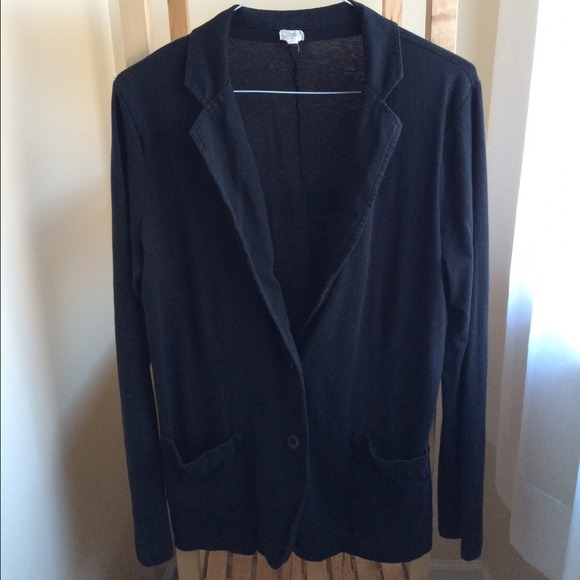 Black J.Crew Jersey Blazer