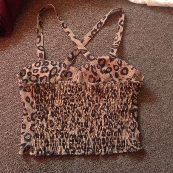Cheetah Crop Top - Picture 2 of 2