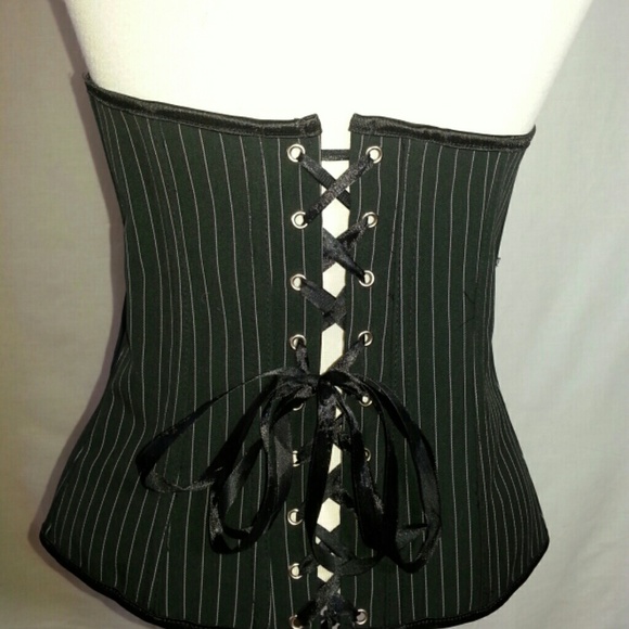 Pin-stripe Corset - Picture 2 of 2