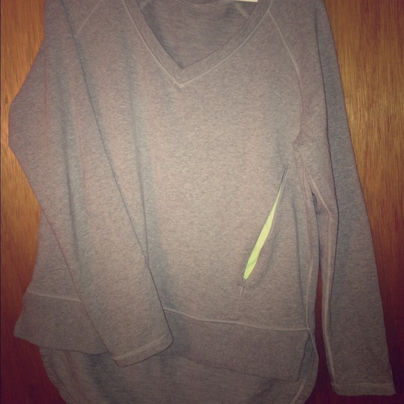 Lululemon After Asana Gray Pullover - 8