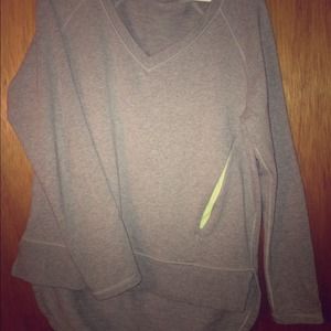 Lululemon After Asana Gray Pullover - 8