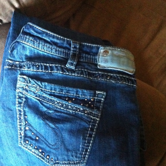 Silver jeans