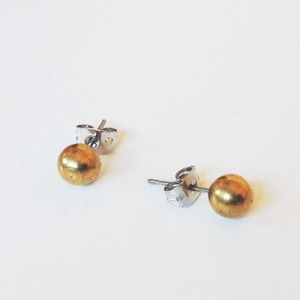 Brass Ball Studs