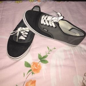 Black and grey vans. Great condition.