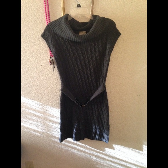 Grey sweater dress!