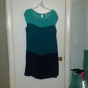 NWOT Old Navy Color Block Shift Dress