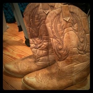 Light Brown Cowgirl Boots