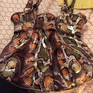 Kathy snakeskin purse
