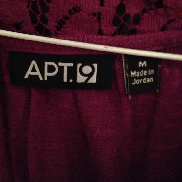 Purple floral top - Picture 4 of 4