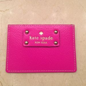 Brand New Hot Pink Kate Spade Leather Wallet