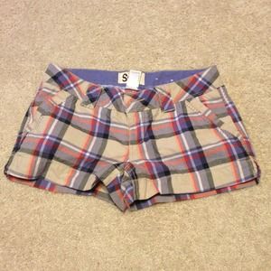 Plaid shorts