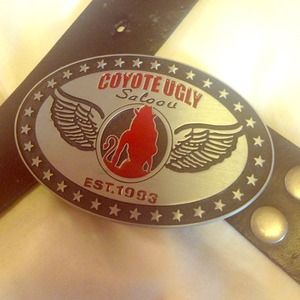 Coyote ugly belt buckle