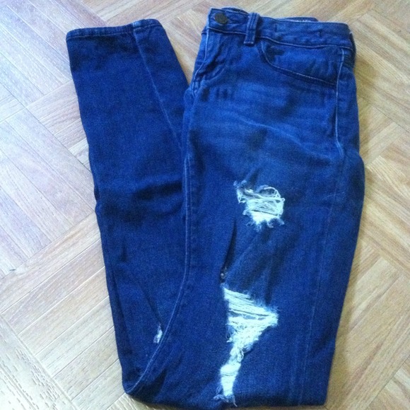 Ripped, Denim skinny jeans