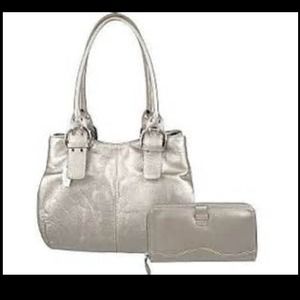 Tignanello handbag and wallet