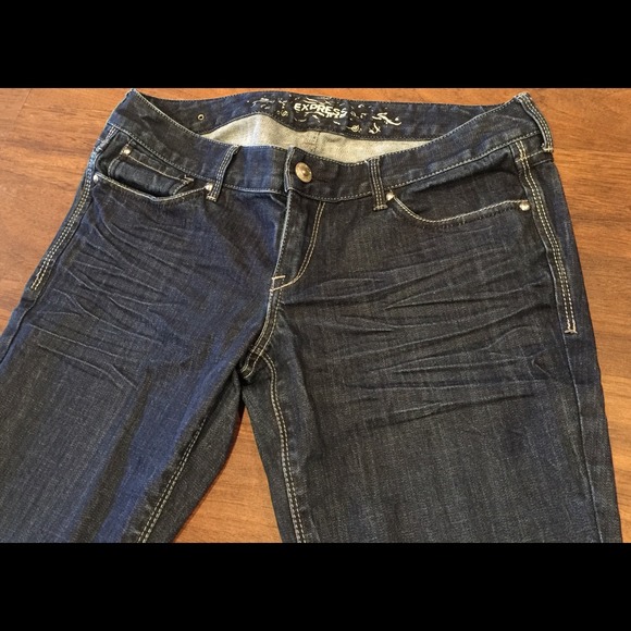 Express Barely Boot Jeans