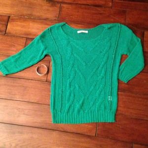 Emerald Green Knit Sweater