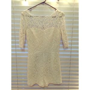 BCBG Generation Lace Shorts Romper