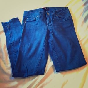 Electric Blue F21 Skinny Jeans